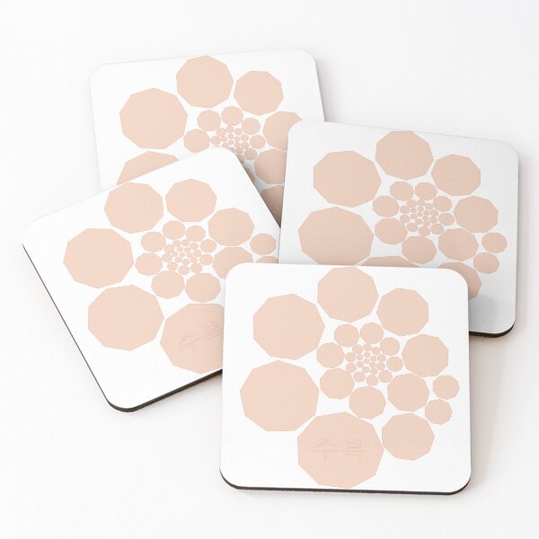 Item preview, Geometric Spiral – Abstract Abundance & Longevity Enneagon Pattern designed and sold by SurfaceLab.