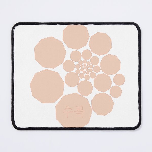 Item preview, Geometric Spiral – Abstract Abundance & Longevity Enneagon Pattern designed and sold by SurfaceLab.