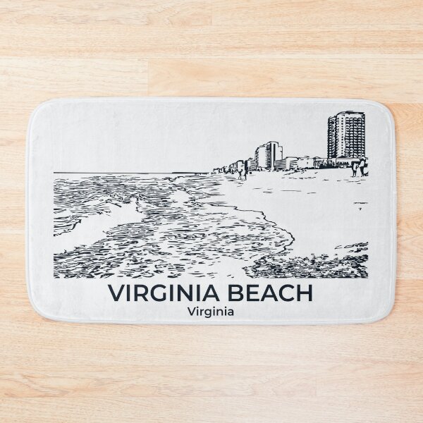 Artikelvorschau, Virginia Beach - Virginia entworfen und verkauft von Lakeric Cityscapes.