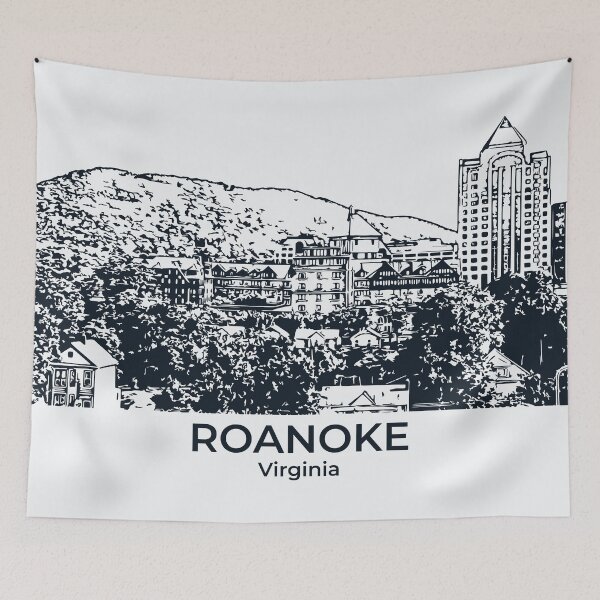 Item preview, Roanoke - Virginia designed and sold by Lakeric Cityscapes.