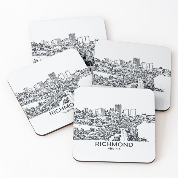 Artikelvorschau, Richmond - Virginia entworfen und verkauft von Lakeric Cityscapes.
