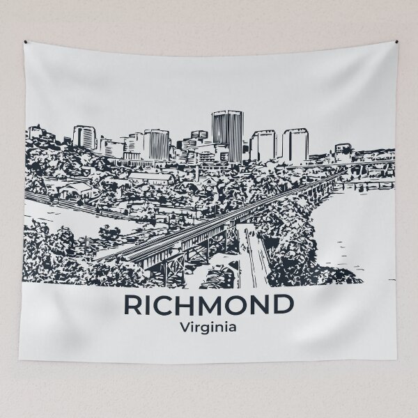 Artikelvorschau, Richmond - Virginia entworfen und verkauft von Lakeric Cityscapes.