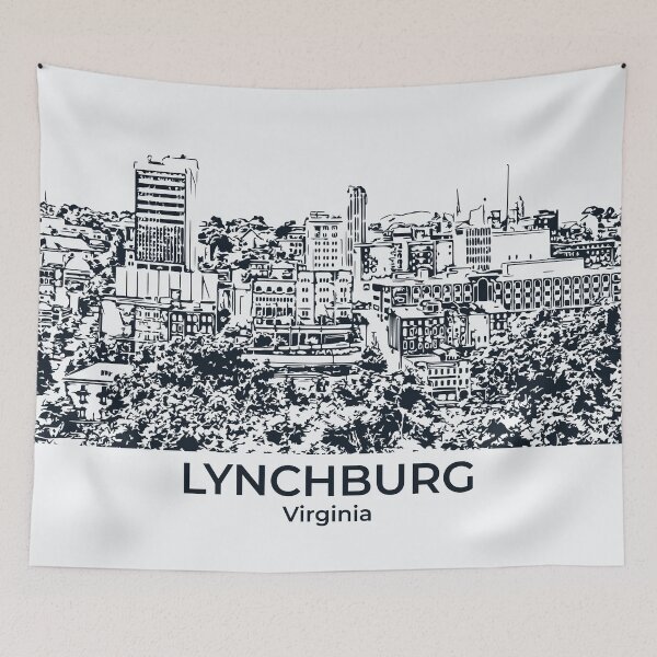 Item preview, Lynchburg - Virginia designed and sold by Lakeric Cityscapes.