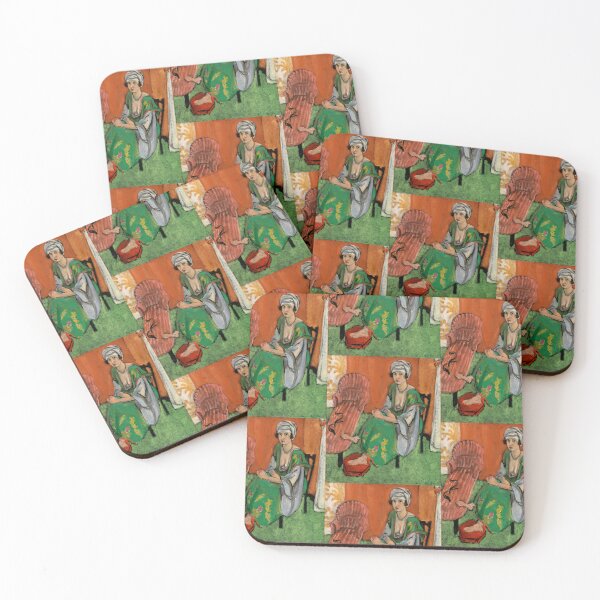 Item preview, The Green Dress La Robe Verte by Henri Matisse: Fauvist Interior Portrait designed and sold by artofuniverse.