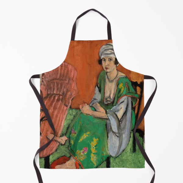 Item preview, The Green Dress La Robe Verte by Henri Matisse: Fauvist Interior Portrait designed and sold by artofuniverse.