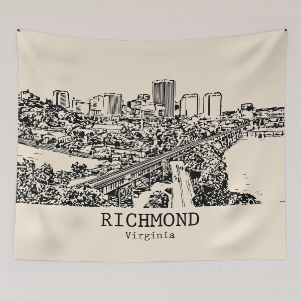 Artikelvorschau, Richmond - Virginia entworfen und verkauft von Lakeric Cityscapes.