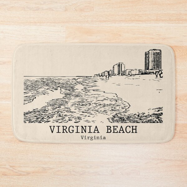 Artikelvorschau, Virginia Beach - Virginia entworfen und verkauft von Lakeric Cityscapes.