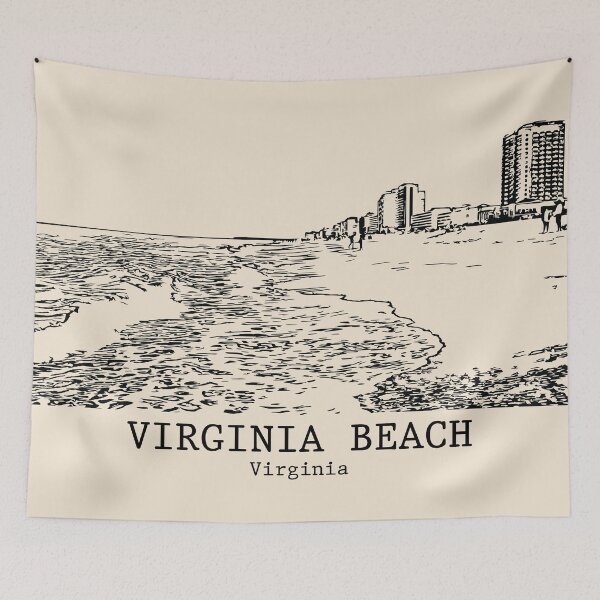Artikelvorschau, Virginia Beach - Virginia entworfen und verkauft von Lakeric Cityscapes.