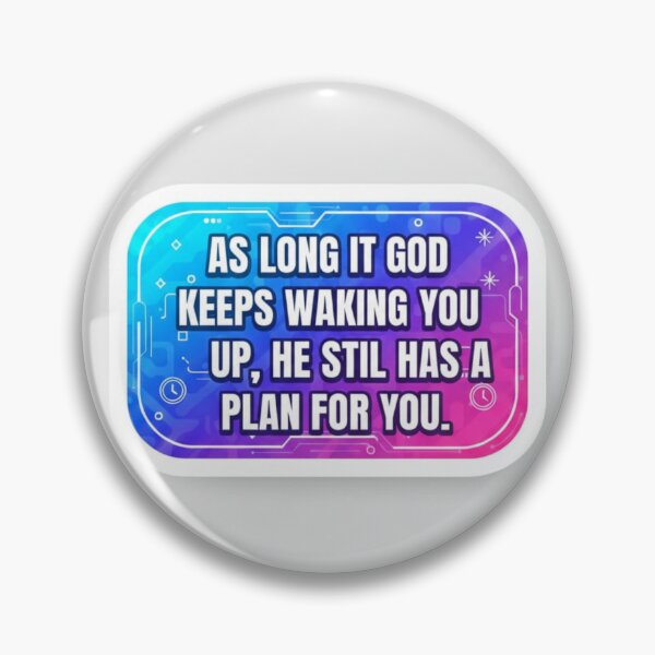 Item preview, God Has A Plan For You Purpose Spiritual Quote Sticker designed and sold by Scro-Ciob-Shop.