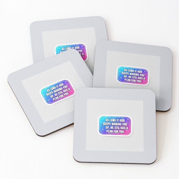 Item preview, God Has A Plan For You Purpose Spiritual Quote Sticker designed and sold by Scro-Ciob-Shop.
