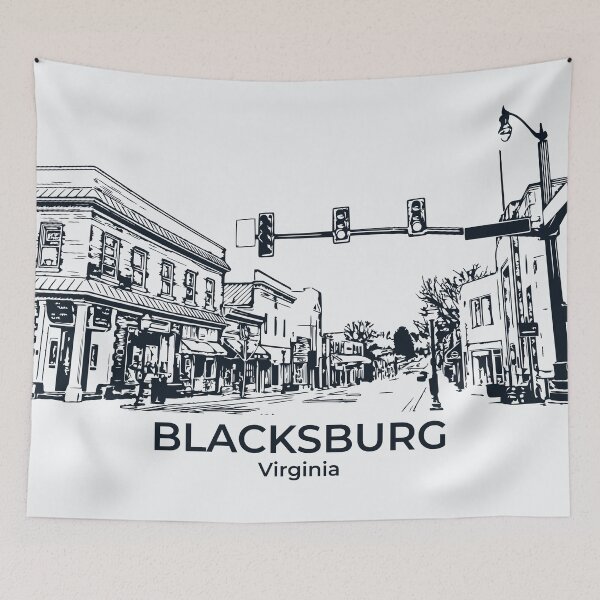 Item preview, Blacksburg - Virginia designed and sold by Lakeric Cityscapes.