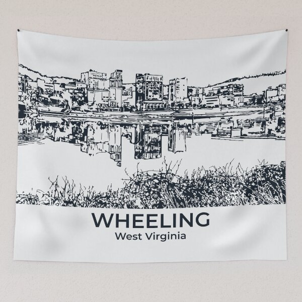 Item preview, Wheeling - West Virginia designed and sold by Lakeric Cityscapes.