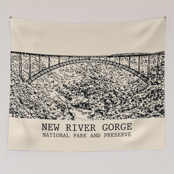 Item preview, New River Gorge National Park and Preserve designed and sold by Lakeric.