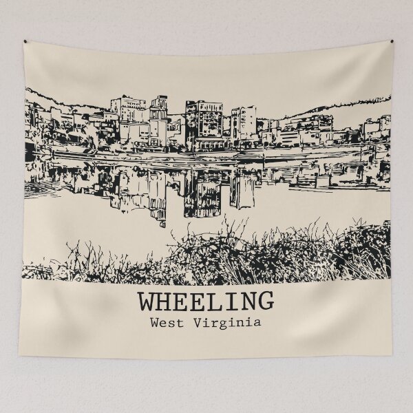 Item preview, Wheeling - West Virginia designed and sold by Lakeric Cityscapes.