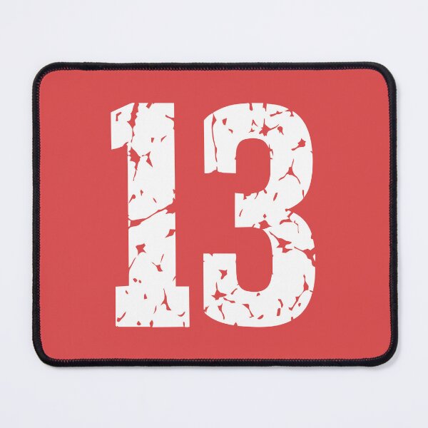 Item preview, Number 13, White Thirteen designed and sold by Jeallan Designs.