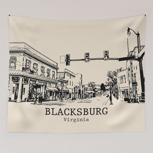 Item preview, Blacksburg - Virginia designed and sold by Lakeric Cityscapes.