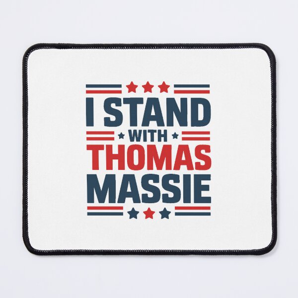Item preview, I Stand with Thomas Massie designed and sold by DexertimaArt.
