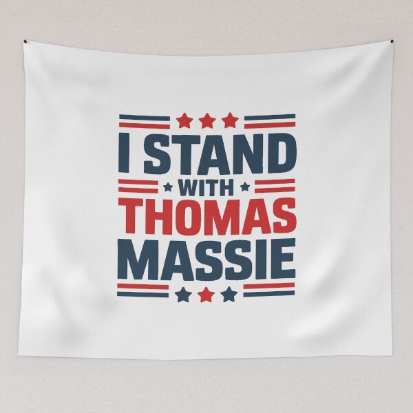 Item preview, I Stand with Thomas Massie designed and sold by DexertimaArt.