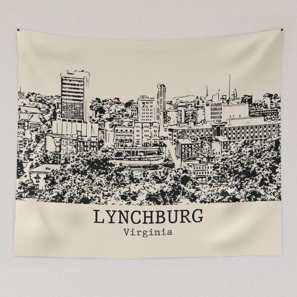 Item preview, Lynchburg - Virginia designed and sold by Lakeric Cityscapes.