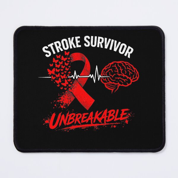 Item preview, Stroke Awareness Unbreakable Survivor Red Ribbon Butterfly designed and sold by clothesy7.