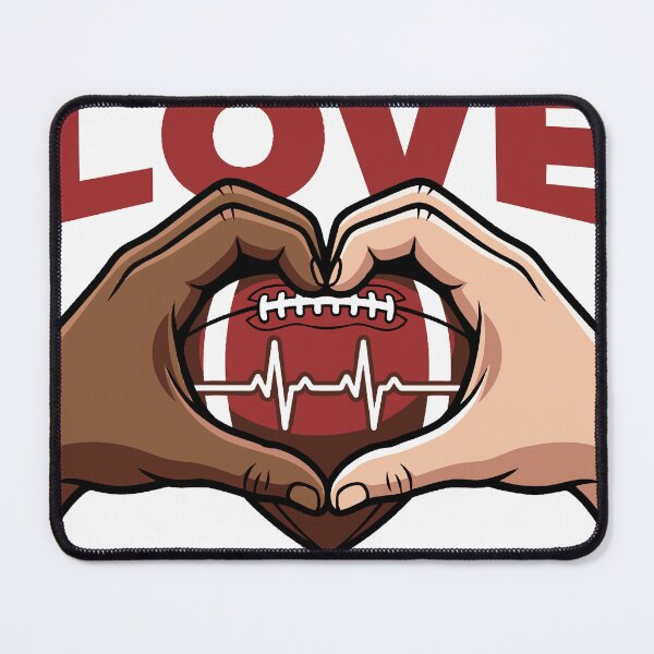 Item preview, together we are America-football unity hearts designed and sold by YasminTaha.