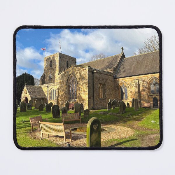 Item preview, St Marys Church Ponteland in Winter Sunshine designed and sold by Violaman.