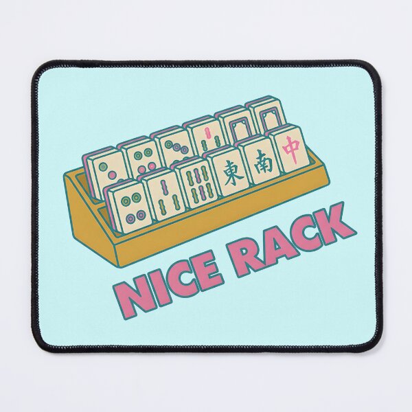 Item preview, Nice Rack Mahjong Retro Design designed and sold by postmarkpaw.