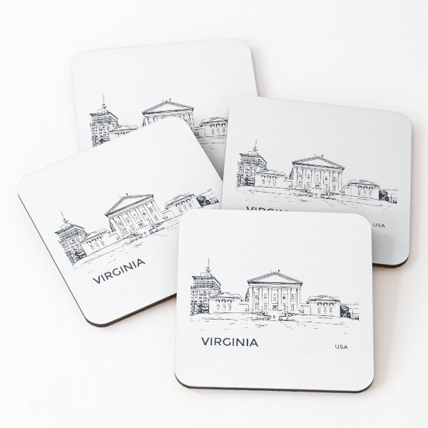 Item preview, Virginia State USA designed and sold by Lakeric Cityscapes.