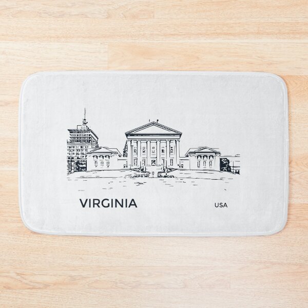 Item preview, Virginia State USA designed and sold by Lakeric Cityscapes.