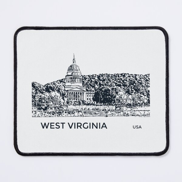 Item preview, West Virginia State USA designed and sold by Lakeric Cityscapes.