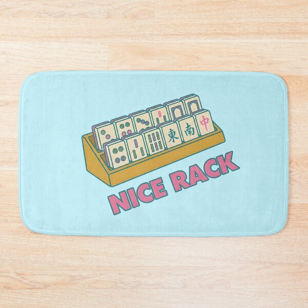 Item preview, Nice Rack Mahjong Retro Design designed and sold by postmarkpaw.
