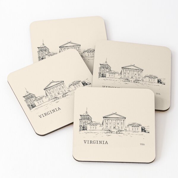 Item preview, Virginia State USA designed and sold by Lakeric Cityscapes.