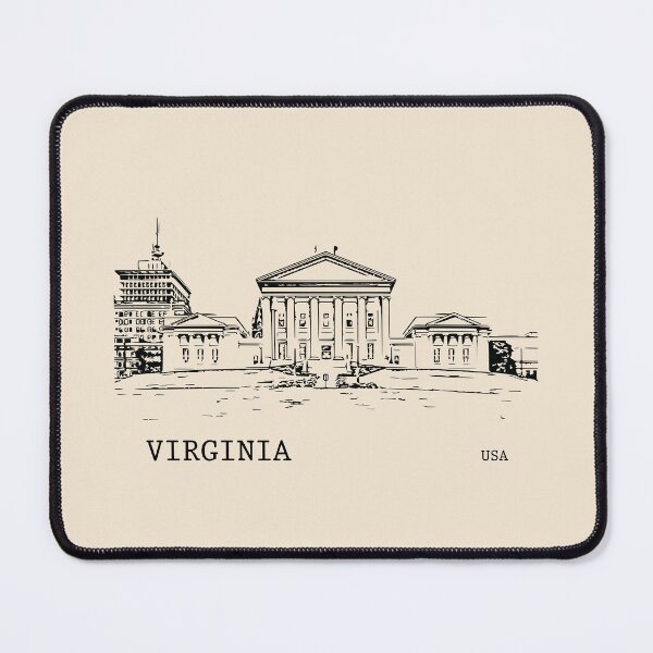 Item preview, Virginia State USA designed and sold by Lakeric Cityscapes.