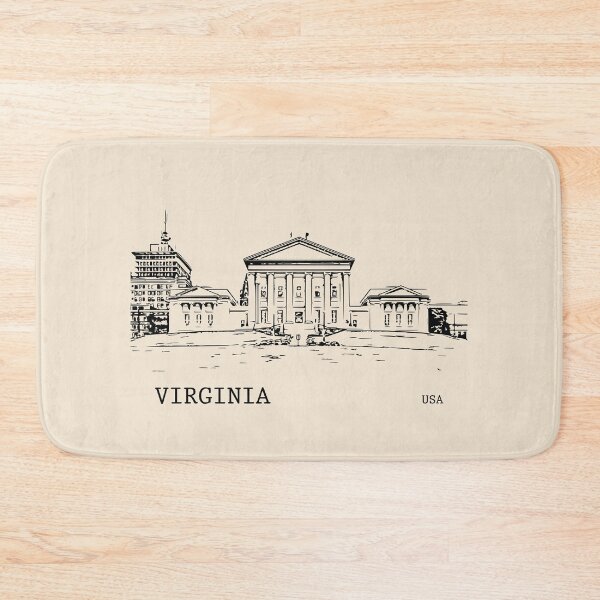 Item preview, Virginia State USA designed and sold by Lakeric Cityscapes.