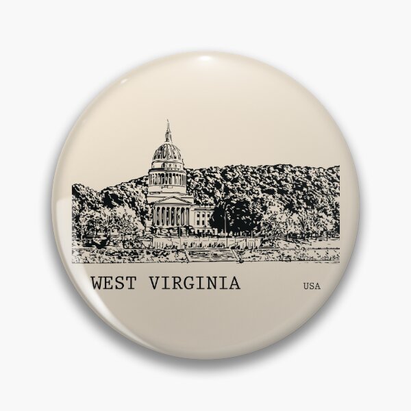 Item preview, West Virginia State USA designed and sold by Lakeric Cityscapes.