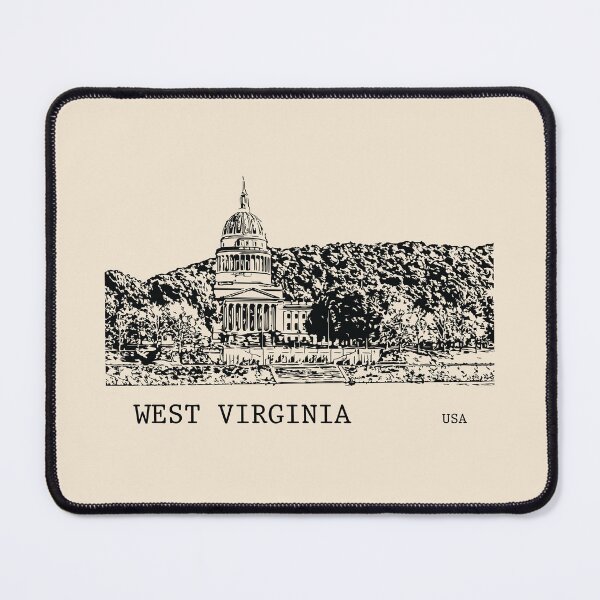 Item preview, West Virginia State USA designed and sold by Lakeric Cityscapes.
