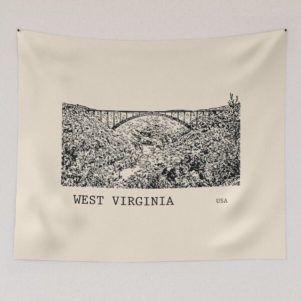 Item preview, West Virginia USA designed and sold by Lakeric Cityscapes.