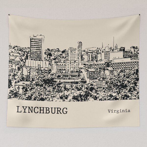 Item preview, Lynchburg Virginia designed and sold by Lakeric Cityscapes.