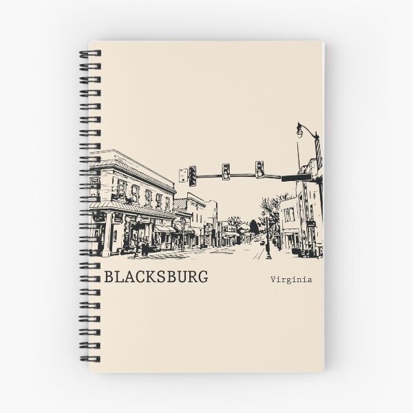 Artikelvorschau, Blacksburg, Virginia (Bundesstaat) entworfen und verkauft von Lakeric Cityscapes.