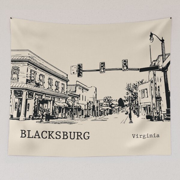 Item preview, Blacksburg Virginia designed and sold by Lakeric Cityscapes.