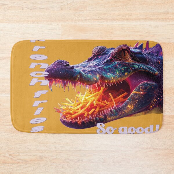 Item preview, Illustration – French fries too good for the Crocodile! designed and sold by Alan-David.