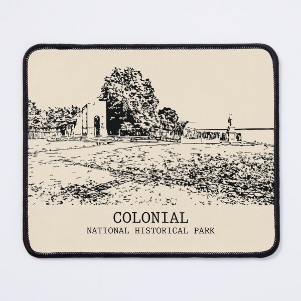 Item preview, Colonial National Historical Park designed and sold by Lakeric Cityscapes.
