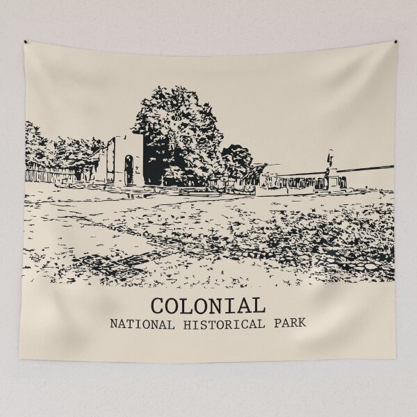 Item preview, Colonial National Historical Park designed and sold by Lakeric Cityscapes.