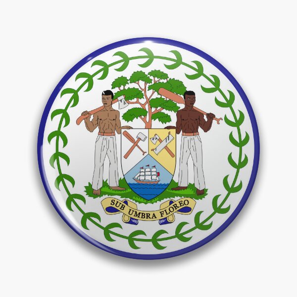 Item preview, Classic Belize National Flag - Belizean Pride & Caribbean Heritage designed and sold by NTGUILTY.