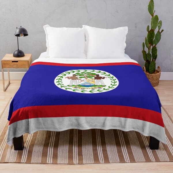 Item preview, Classic Belize National Flag - Belizean Pride & Caribbean Heritage designed and sold by NTGUILTY.