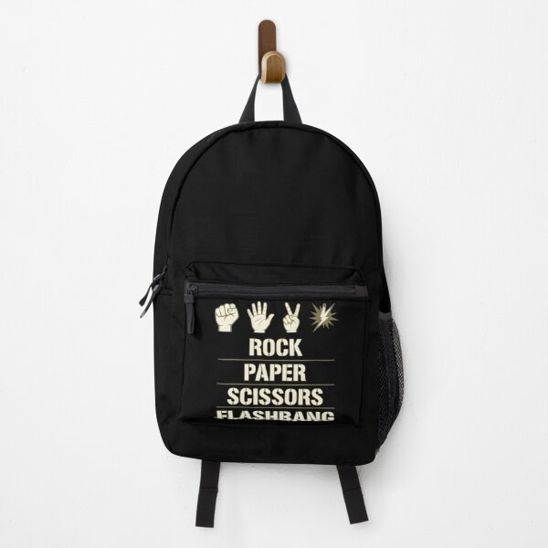 Item preview, Rock Paper Scissors Flashbang Minimalist Meme designed and sold by LunaMagicStudio.