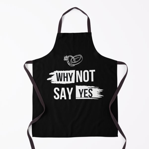 Item preview, Why Not Say Yes Wedding Engagement Minimalist Aesthetic designed and sold by Tamer ⭐⭐⭐⭐⭐.