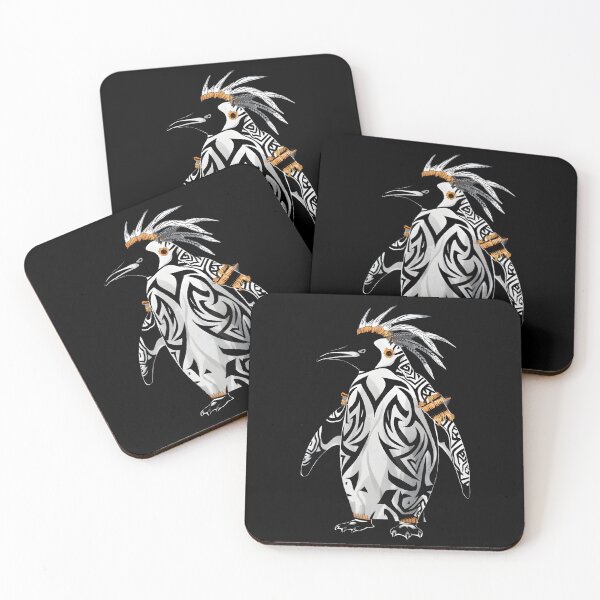 Item preview, Native American Style Tribal Penguin Graphic designed and sold by SkymarArt.