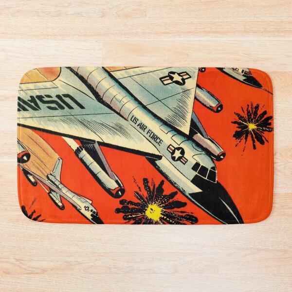 Item preview, Retro Military Jet Planes Comic Cover Advertisement Poster : Vintage War designed and sold by artofuniverse.