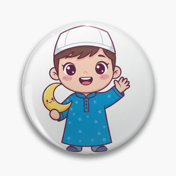 Item preview, My First Ramadan Cute Kawaii Boy - Islamic Baby Boy Celebration designed and sold by RonyMady.